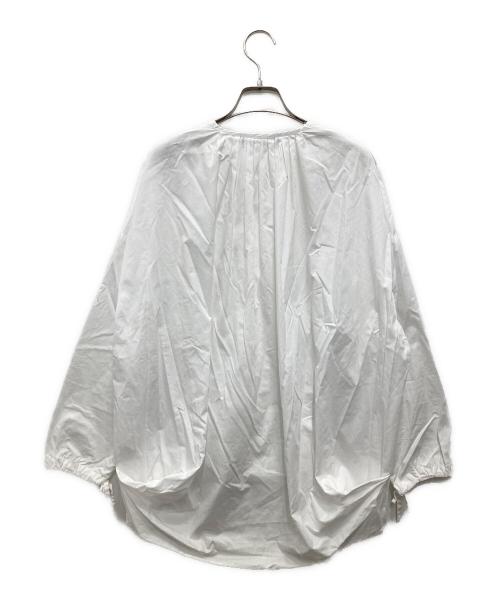 mizuiro-ind（ミズイロインド）mizuiro-ind (ミズイロインド) スキッパーシャツ ホワイト サイズ:Fの古着・服飾アイテム