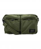 PORTERポーター）の古着「SHOULDER BAG/ショルダーバッグ」｜セージグリーン