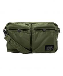 PORTER（ポーター）の古着「SHOULDER BAG/ショルダーバッグ」｜セージグリーン