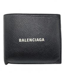 BALENCIAGA（バレンシアガ）の古着「2つ折り財布」｜ブラック