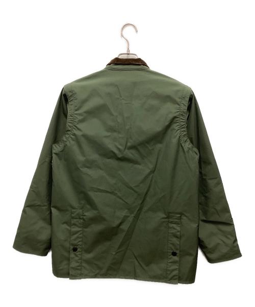 Barbour（バブアー）Barbour (バブアー) International Gallery BEAMS (インターナショナルギャラリービームス)) 別注WEST MORLAND/2wayジップアップナイロンジャケット オリーブ サイズ:34の古着・服飾アイテム