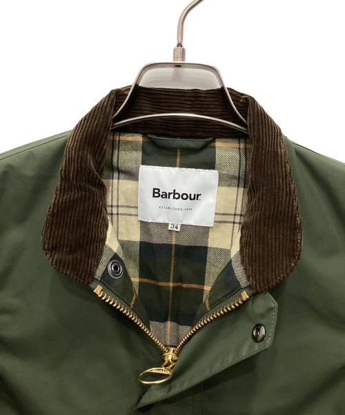 Barbour（バブアー）Barbour (バブアー) International Gallery BEAMS (インターナショナルギャラリービームス)) 別注WEST MORLAND/2wayジップアップナイロンジャケット オリーブ サイズ:34の古着・服飾アイテム