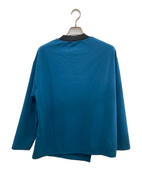 CULLNI（クルニ）CULLNI (クルニ) アシンメトリースリットロンT グリーン サイズ:Sの古着・服飾アイテム