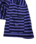 中古・古着 Needles (ニードルズ) S/S CREW NECK TEE COTTON STRIPE パープル×ブラック サイズ:SIZE M：6000円