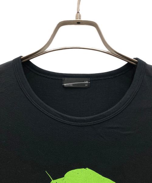 LAD MUSICIAN（ラッドミュージシャン）LAD MUSICIAN (ラッドミュージシャン) グラフィックTシャツ ブラック×グリーン サイズ:44の古着・服飾アイテム