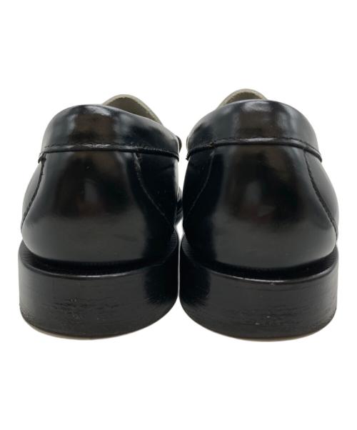 G.H.BASS&CO.（ジー・エイチ・バス）G.H.BASS&CO. (ジー・エイチ・バス) LARSON MOC PENNY LOAFER/ラーソン ペニーローファー ブラック×ホワイト サイズ:US6.5の古着・服飾アイテム