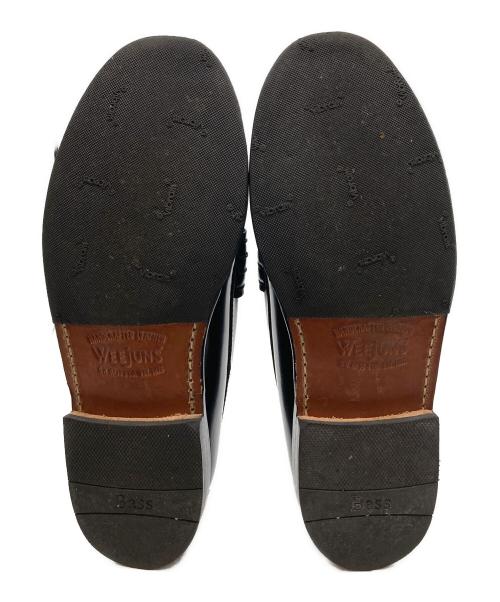 G.H.BASS&CO.（ジー・エイチ・バス）G.H.BASS&CO. (ジー・エイチ・バス) LARSON MOC PENNY LOAFER/ラーソン ペニーローファー ブラック×ホワイト サイズ:US6.5の古着・服飾アイテム