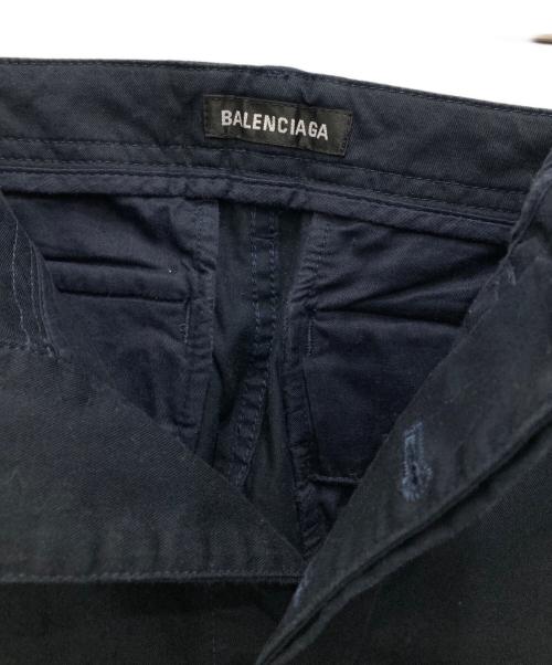 BALENCIAGA（バレンシアガ）BALENCIAGA (バレンシアガ) 19SS ストレッチコットンカーゴパンツ ネイビー サイズ:44の古着・服飾アイテム