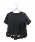 PICCIN PERLA (ピッチン) パール付きバックチュールプルオーバー ブラック サイズ:M：7000円