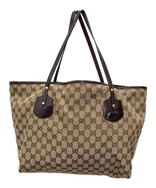 GUCCI（グッチ）GUCCI (グッチ) GG キャンバストートバッグの古着・服飾アイテム