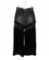 PRANK PROJECT（プランクプロジェクト）の古着「Denim Lace Blocking Pants/デニムレースブロッキングパンツ」｜グレー
