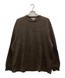 BLURHMS（ブラームス）の古着「Co/Silk Nep Raglan Tee」｜ブラウン