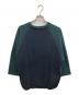 blurhms (ブラームス) Co/Silk Nep Baseball Raglan Tee ブラック×グリーン サイズ:M：10000円