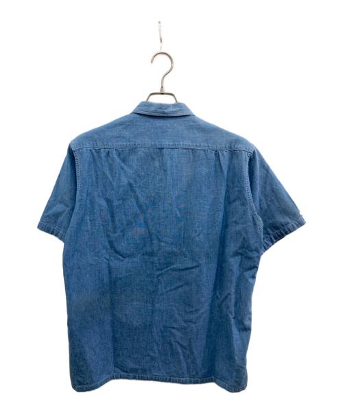 WAREHOUSE（ウエアハウス）WAREHOUSE (ウエアハウス) Chambray Open Collar Shirts/シャンブレーオープンカラーシャツ ブルー サイズ:40の古着・服飾アイテム