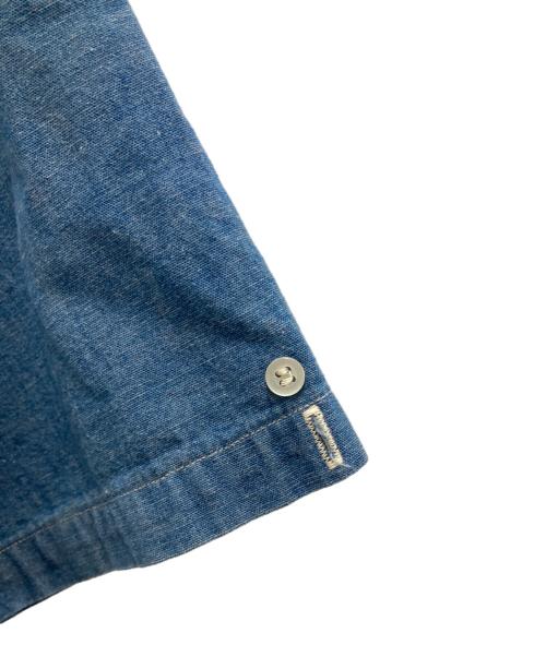 WAREHOUSE（ウエアハウス）WAREHOUSE (ウエアハウス) Chambray Open Collar Shirts/シャンブレーオープンカラーシャツ ブルー サイズ:40の古着・服飾アイテム