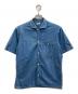 WAREHOUSE（ウエアハウス）の古着「Chambray Open Collar Shirts/シャンブレーオープンカラーシャツ」｜ブルー