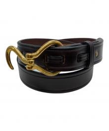 TORY LEATHER（トリーレザー）の古着「HOOF PICK BELT/フーフ・ピック・ベルト」｜ブラウン