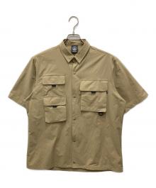 green label relaxing×DAIWA（グリーンレーベルリラクシング×ダイワ）の古着「別注フィッシング半袖シャツ」｜ベージュ