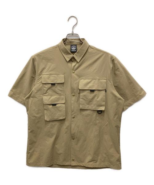 green label relaxing（グリーンレーベルリラクシング）green label relaxing (グリーンレーベルリラクシング) DAIWA (ダイワ) 別注フィッシング半袖シャツ ベージュ サイズ:Lの古着・服飾アイテム