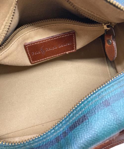 POLO RALPH LAUREN（ポロ・ラルフローレン）POLO RALPH LAUREN (ポロ・ラルフローレン) ハンドバッグ グリーンの古着・服飾アイテム