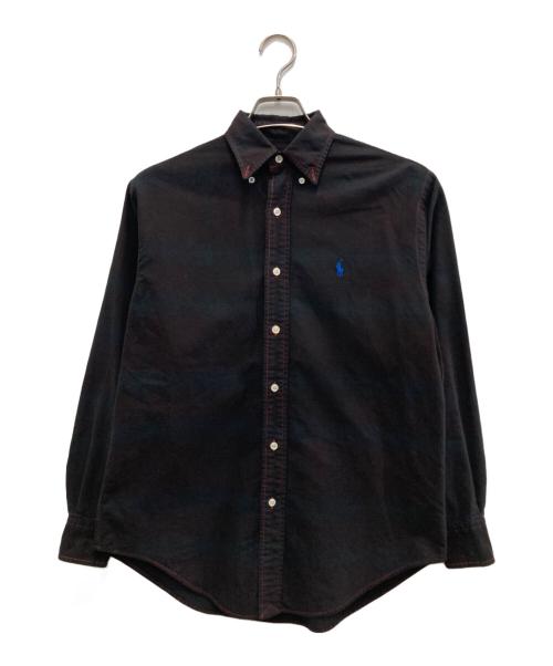 POLO RALPH LAUREN（ポロ・ラルフローレン）POLO RALPH LAUREN (ポロ・ラルフローレン) ボタンダウンシャツ ブラック サイズ:4の古着・服飾アイテム