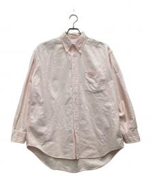 Graphpaper（グラフペーパー）の古着「OXFORD L/S B.D BOX SHIRT/オックスフォード ロングスリーブ ボタンダウン ボックスシャツ」｜ピンク