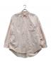 Graphpaper（グラフペーパー）の古着「OXFORD L/S B.D BOX SHIRT/オックスフォード ロングスリーブ ボタンダウン ボックスシャツ」｜ピンク
