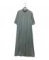 Graphpaper（グラフペーパー）の古着「Fine Smooth Mock Neck Panel Line Dress」｜サックスブルー