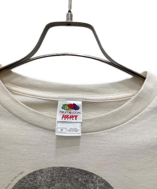 FRUIT OF THE LOOM（フルーツオブザルーム）FRUIT OF THE LOOM (フルーツオブザルーム) 00s Yin Yang 陰影プリントTシャツ ホワイト サイズ:Mの古着・服飾アイテム