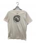 FRUIT OF THE LOOM（フルーツオブザルーム）の古着「00s Yin Yang 陰影プリントTシャツ」｜ホワイト