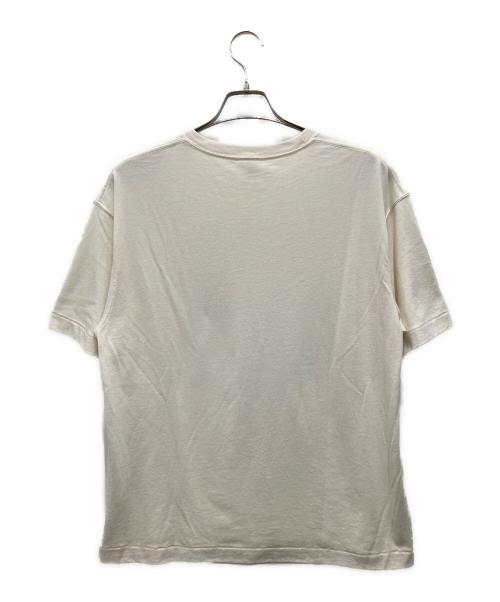 ROKU（ロク）ROKU (ロク) サークルロゴtシャツ ホワイト サイズ:Mの古着・服飾アイテム
