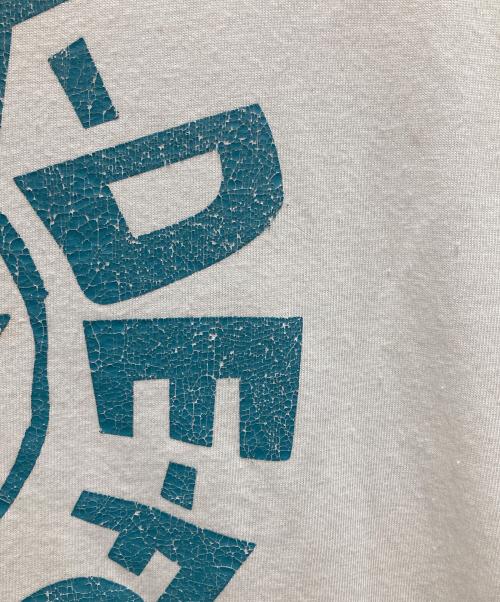 ROKU（ロク）ROKU (ロク) サークルロゴtシャツ ホワイト サイズ:Mの古着・服飾アイテム