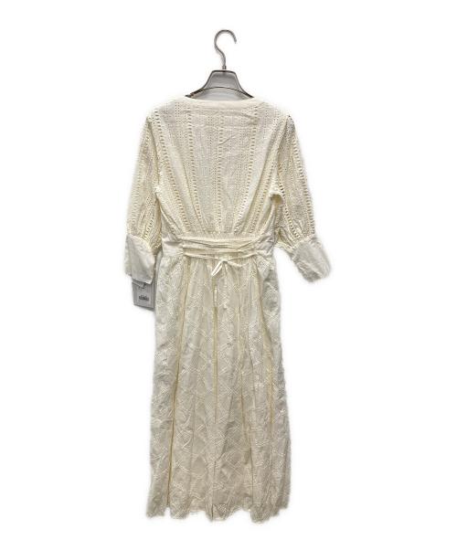 Ameri（アメリ）AMERI (アメリ) CRUMPLE COTTON LACE DRESS アイボリー サイズ:不明（実寸をご確認ください） 未使用品の古着・服飾アイテム