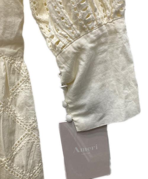 Ameri（アメリ）AMERI (アメリ) CRUMPLE COTTON LACE DRESS アイボリー サイズ:不明（実寸をご確認ください） 未使用品の古着・服飾アイテム
