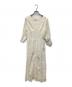 AMERI（アメリ）の古着「CRUMPLE COTTON LACE DRESS」｜アイボリー