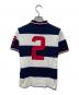 POLO RALPH LAUREN (ポロ・ラルフローレン) ポニーポロシャツ ホワイト×ネイビー サイズ:S：4000円