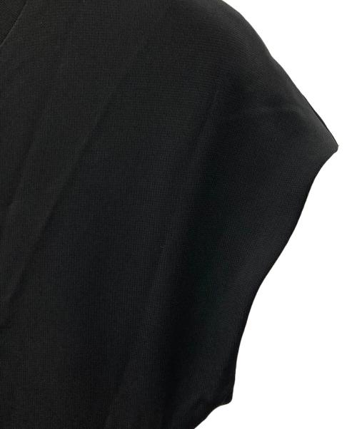 Max Mara Studio（マックスマーラ ストゥディオ）MAX MARA STUDIO (マックスマーラ ストゥディオ) ベルト付きS/Sワンピース ブラック サイズ:Sの古着・服飾アイテム