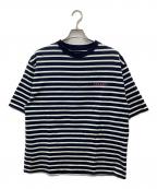 SOPHNET.ソフネット）の古着「BAGGY BORDER TEE」｜ブラック