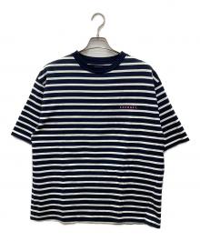 SOPHNET.（ソフネット）の古着「BAGGY BORDER TEE」｜ブラック