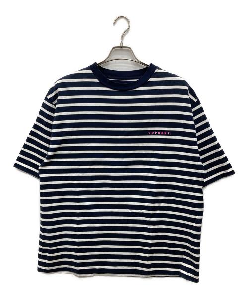 SOPHNET.（ソフネット）SOPHNET. (ソフネット) BAGGY BORDER TEE ブラック サイズ:Sの古着・服飾アイテム