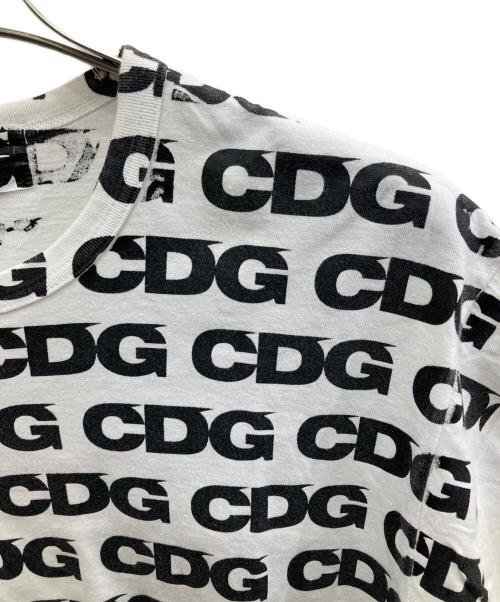 CDG（シーディージー）CDG (シーディージー) プリントTシャツ ホワイト サイズ:XLの古着・服飾アイテム