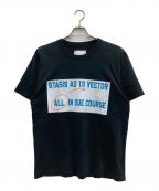 sacaiサカイ）の古着「プリントTシャツ」｜ブラック
