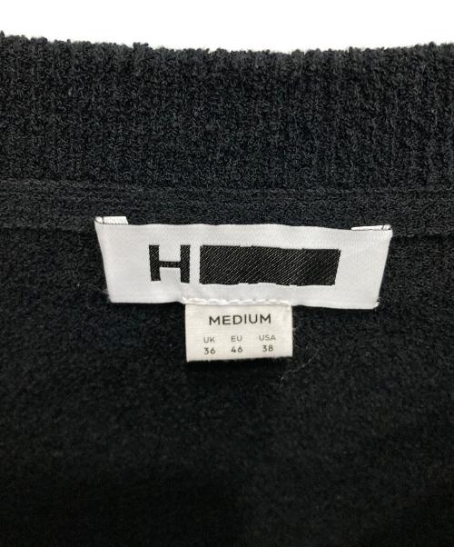 H BEAUTY&YOUTH（エイチ ビューティー&ユース）H BEAUTY&YOUTH (エイチ ビューティー&ユース) パイルニット ブラック サイズ:MEDIUMの古着・服飾アイテム