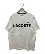 LACOSTEラコステ）の古着「リラックスフィットTシャツ」｜ホワイト