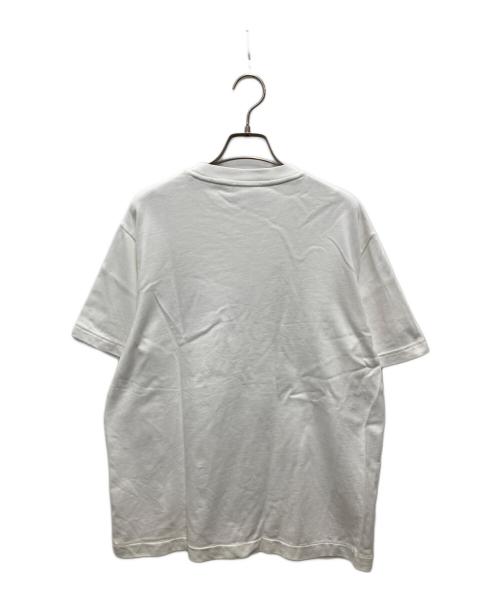 LACOSTE（ラコステ）LACOSTE (ラコステ) リラックスフィットTシャツ ホワイト サイズ:Mの古着・服飾アイテム