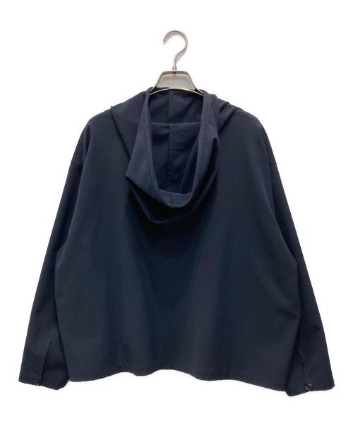 mizuiro-ind（ミズイロインド）mizuiro-ind (ミズイロインド) フード付プルオーバー ネイビー サイズ:Fの古着・服飾アイテム