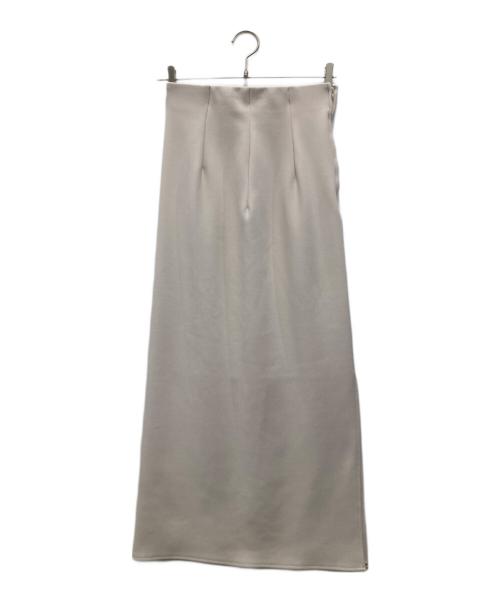 Noble（ノーブル）Noble (ノーブル) 【洗える】コンフォートジャージーライクタイトスカート グレー サイズ:36の古着・服飾アイテム