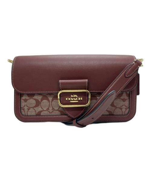 COACH（コーチ）COACH (コーチ) モーガン ショルダー バッグ ボルドーの古着・服飾アイテム