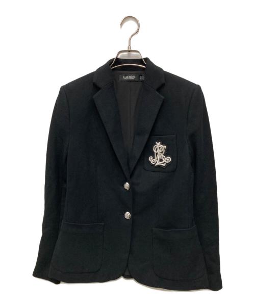 LAUREN RALPH LAUREN（ローレン ラルフ ローレン）LAUREN RALPH LAUREN (ローレン ラルフ ローレン) Bullion Jacquard Blazer/ブリオン　ジャカード　ブレザー ブラック サイズ:XSの古着・服飾アイテム