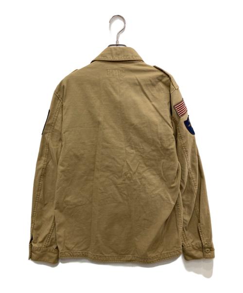 AVIREX（アヴィレックス）AVIREX (アヴィレックス) ミリタリージャケット ベージュ サイズ:Lの古着・服飾アイテム